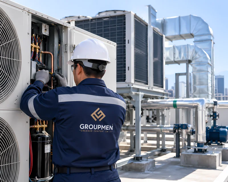 Mantenimiento preventivo de equipos de climatización y aire acondicionado