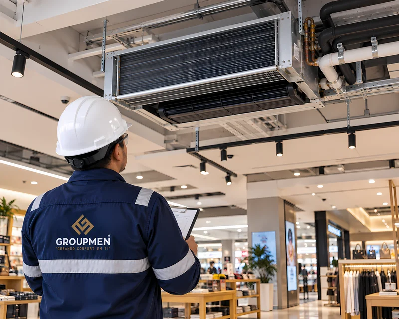 Mantenimiento de fan coil en locales comerciales