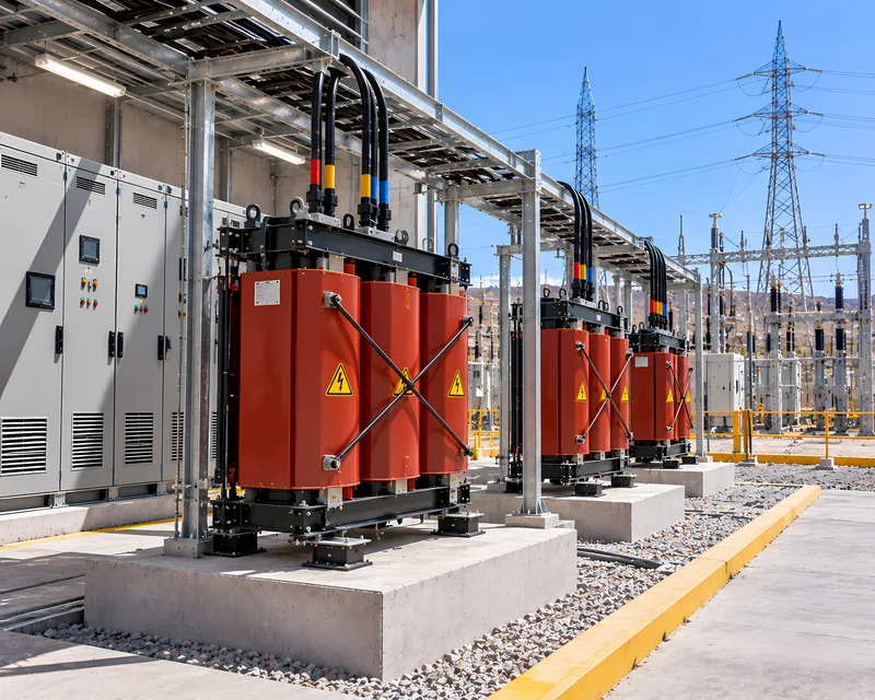 Mantenimiento de transformador en subestación eléctrica