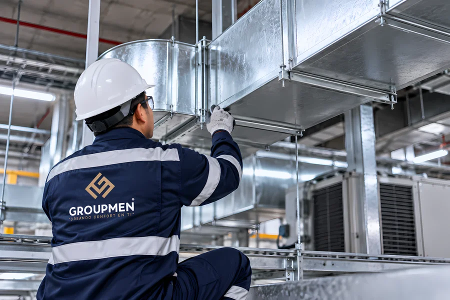 Mantenimiento de ductos de ventilación y climatización para empresas