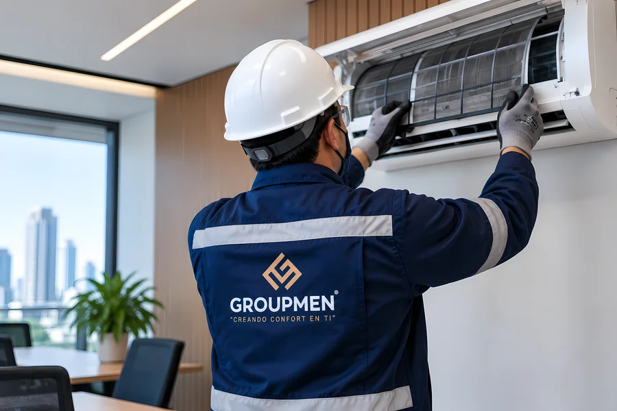 Mantenimiento preventivo y correctivo de equipos split para empresas