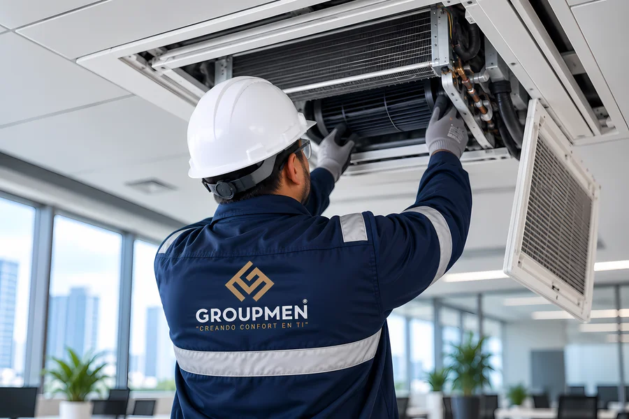 Mantenimiento de fan coil para empresas: inspección, limpieza y diagnóstico de sistemas HVAC. Técnicos certificados.