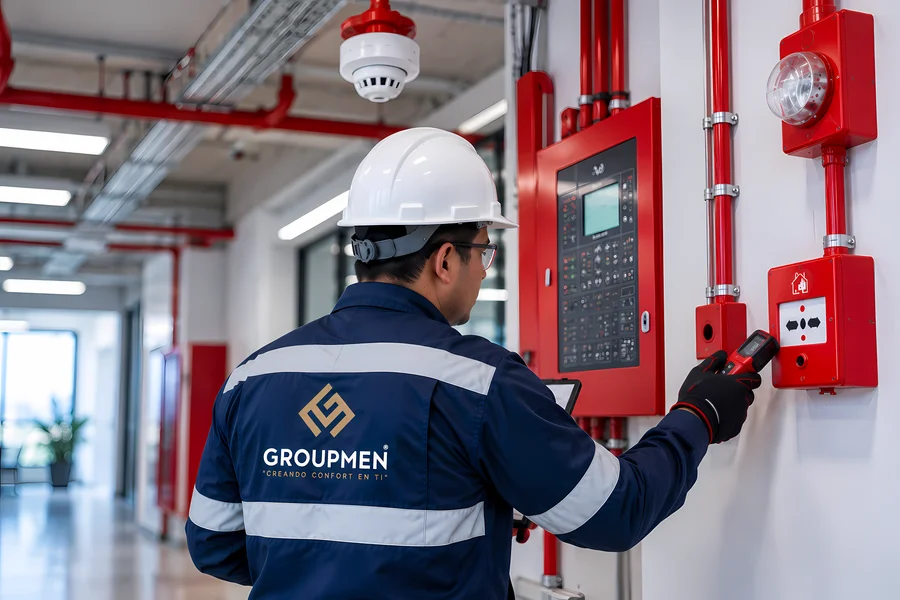 Servicio de pruebas de sistemas de alarma para empresas en Perú