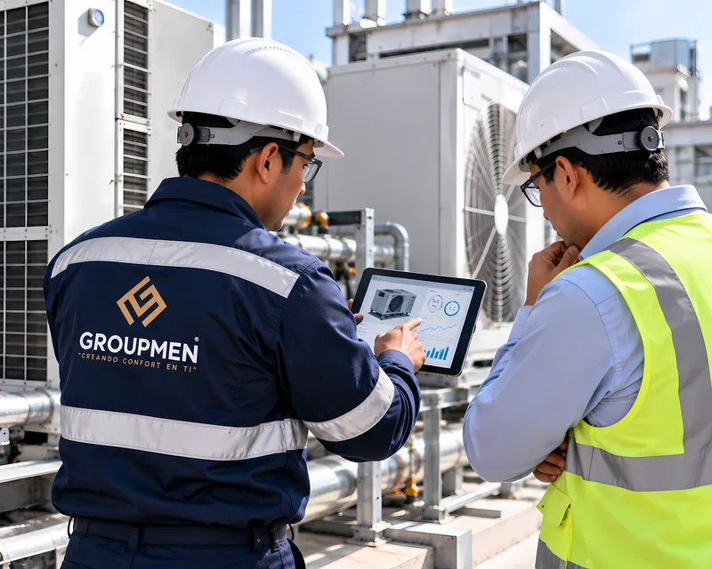 Técnico entregando recomendaciones preventivas tras una emergencia HVAC