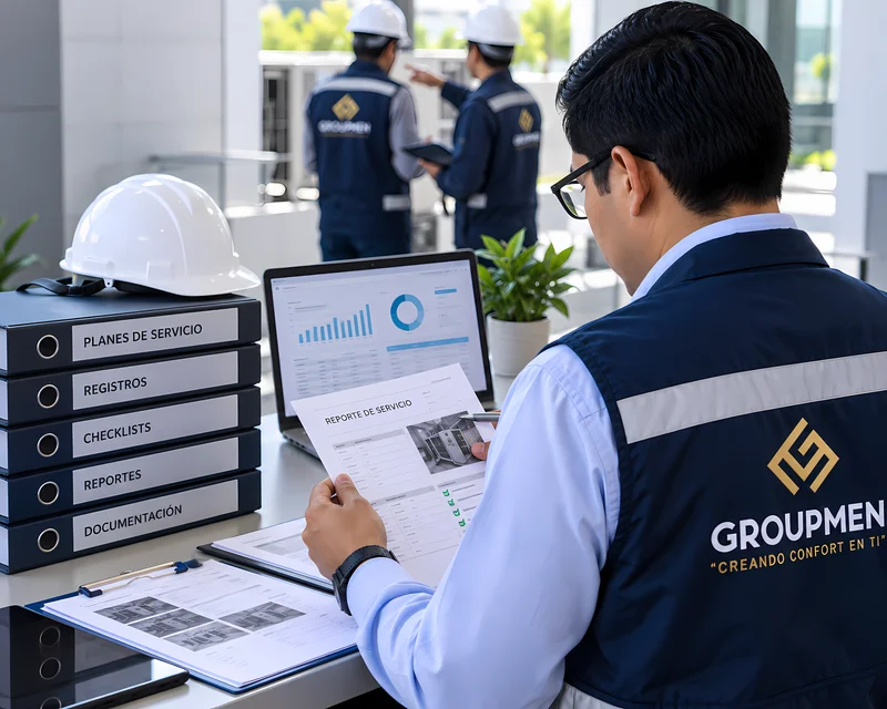 Reporte y documentación de coordinación de servicios para empresas