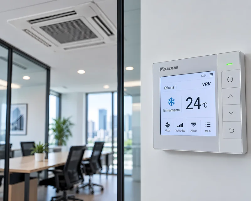 Controlador de pared de sistema VRF/VRV